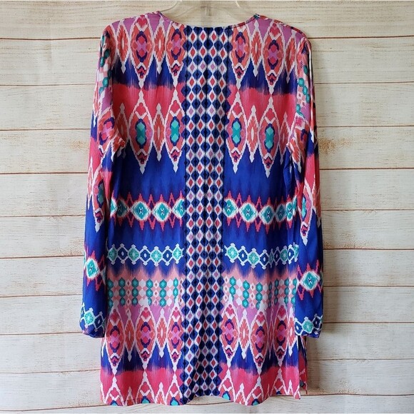 La Blanca Printed Swimsuit Beach Pool Coverup Colorful Size XS - Picture 6 of 9